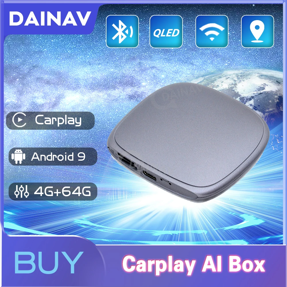 Applepie Mini Wireless CarPlay Ai Box Android 9 Plug and Play Youtube