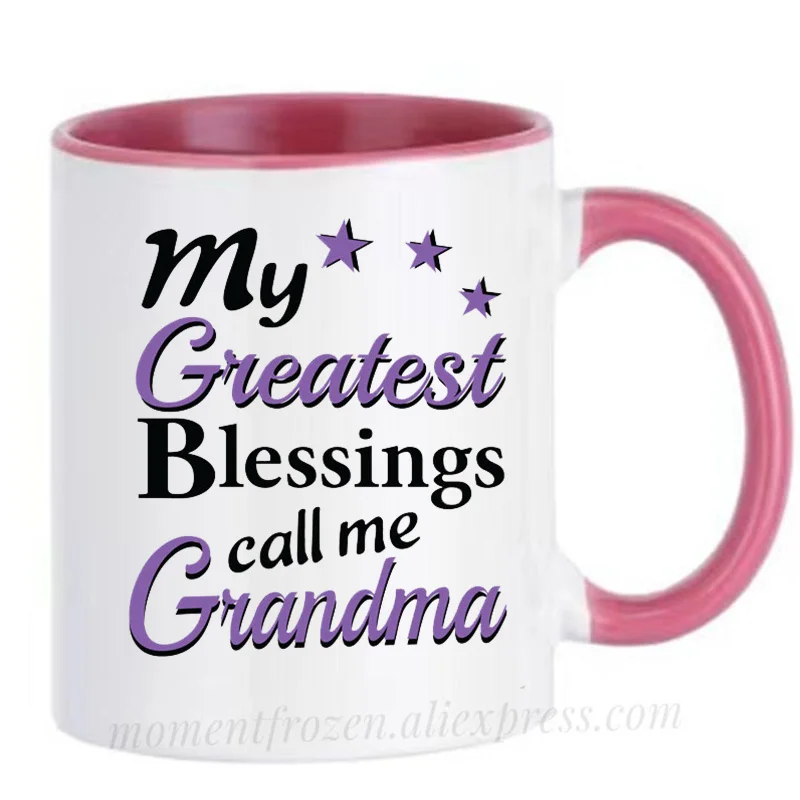 

Grandma Cups Nana Grandmother Mugs Coffee Mugen Unique Grandparents Milk Tableware Coffeeware Home Office Decal Friends Gifts