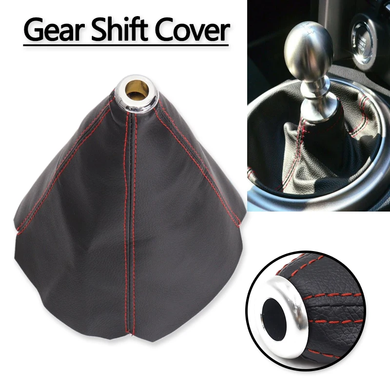 

High Quality Shift Collar Cover For Universal Cars Carbon Fiber Manual Change Lever Case Shift Knob Covers