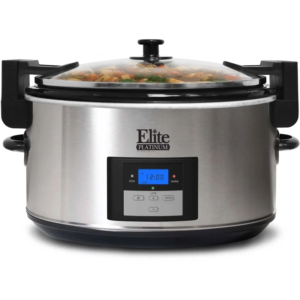 

MST-900VXD 8.5-Quart Stainless Steel Programmable Slow Cooker With Locking Lid Home-appliance Sous Vide Electric Rice Cooker