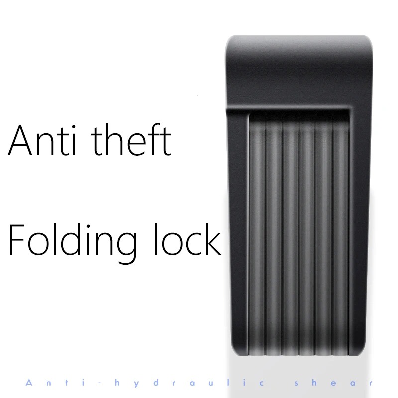 Bicycle folding lock, electric anti-theft battery, motorcycle, portable on mountain roads