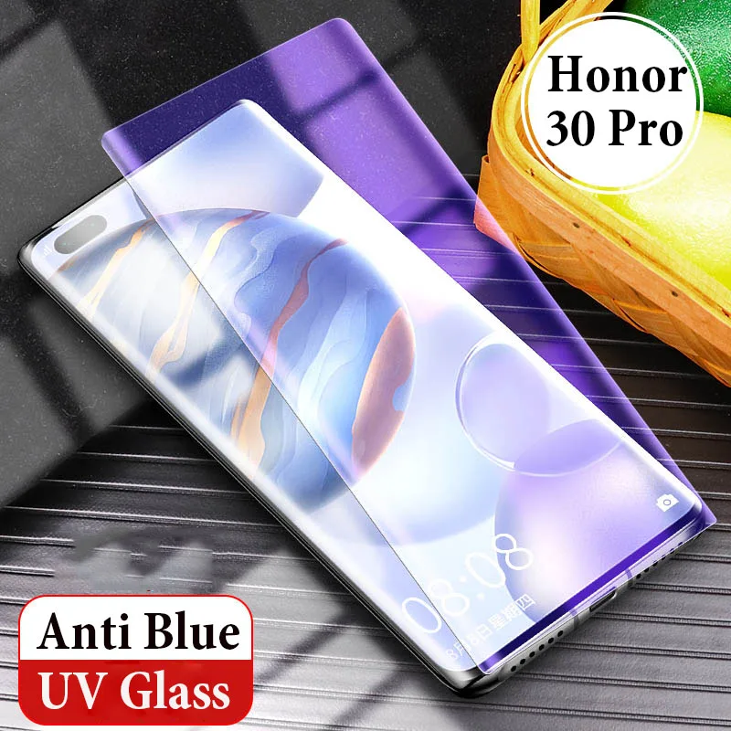 

Закаленное стекло для Honor 30 Pro Plus 30Pro + Honor 40 50 60 Pro SE 50Pro 60se, Защитная пленка для экрана, с защитой от синего излучения, защита для глаз