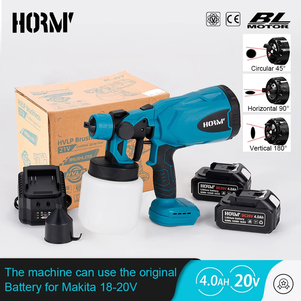 800ml-brushless-electric-spray-gun-cordless-sprayer-paint-furniture-steel-coating-airbrush-compatible-for-makita-18v-battery