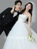 TAFN Princess Soft Tulle A Line Wedding Dresses Korea Photo shoot Sweetheart Floor length Bride Gowns Corset Back Customized 1