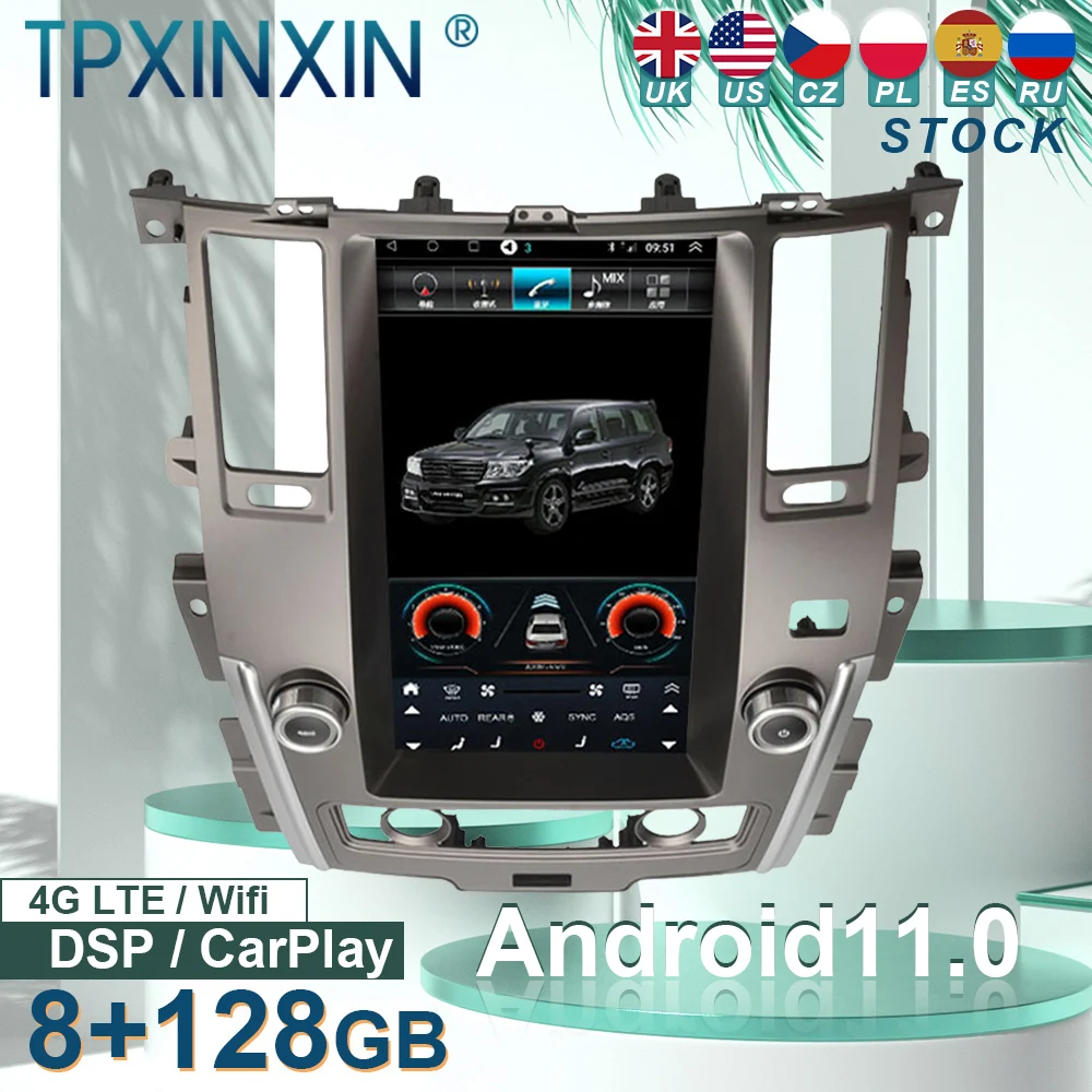 

13.8" Android Car Radio For Nissan patrol Tesla GPS Navigation Multimedia Player Stereo Head Unit Audio Video Player