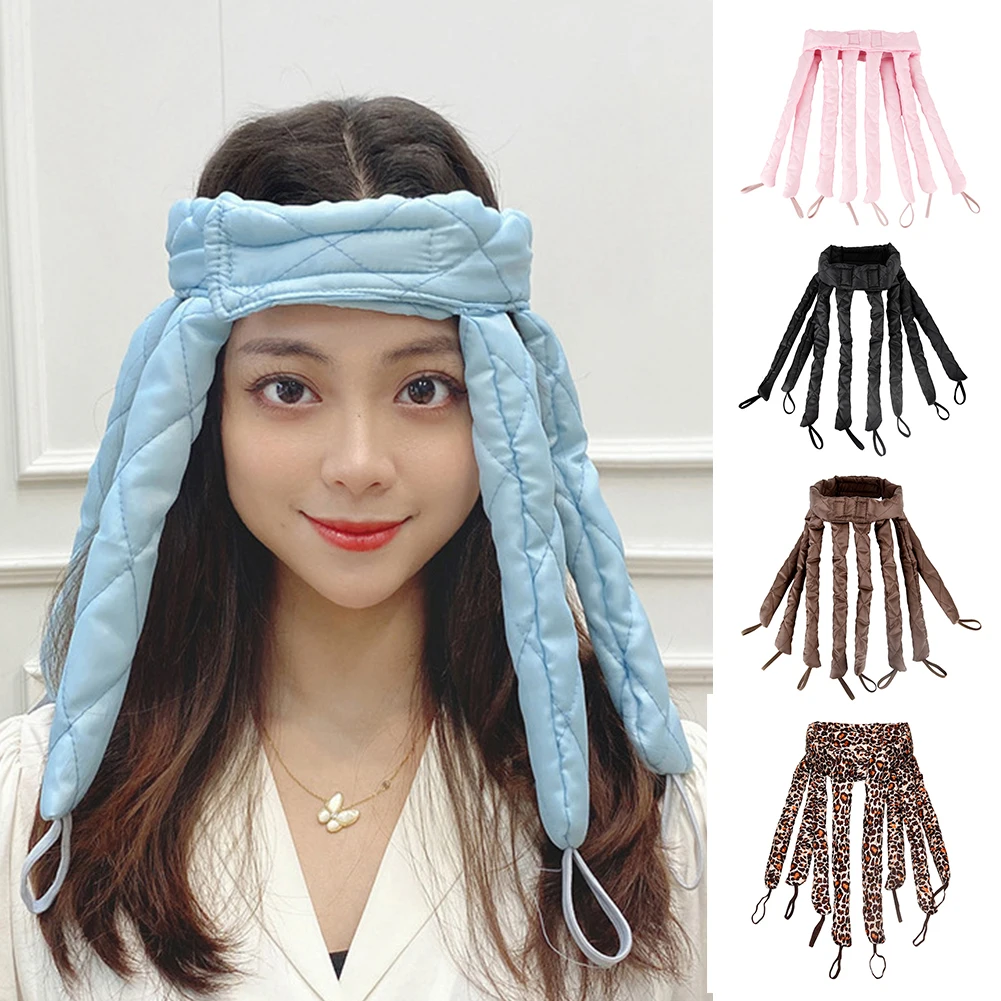 Octopus Heatless Hair Curler No Heat Heatless Curls Rod Headband Sleeping Head Bands No Heat DIY Hair Styling Tools Curler