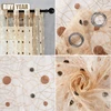 Polka Dot Jacquard Woven Gauze Curtains for Living Dining Room Bedroom Modern Embroidery Embroidery Tulle Window Screens Custom 2