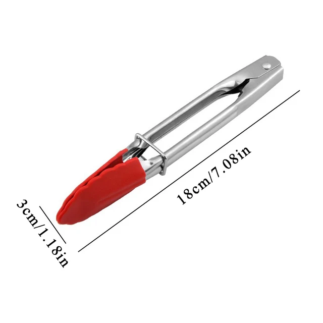 7 Hüvelyk Hüvelykes Szilikon Ételek Sütő Konyhai Grill Steak Sütés Klip Étel Clip Bbq Saláta Szerszámok Kiegészítők - Image 5