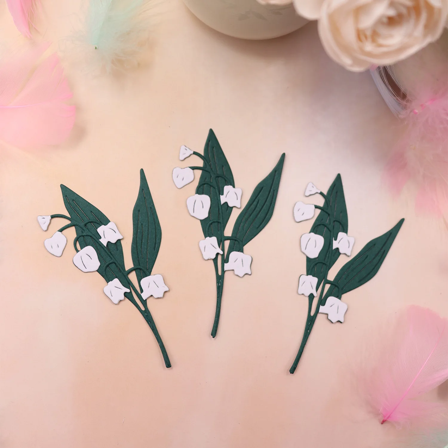 GLOBLELAND Troquel De Corte Flores De Cerezo (19.2 Cm) - Plantilla De Acero Para Álbumes De Recortes Y Tarjetas