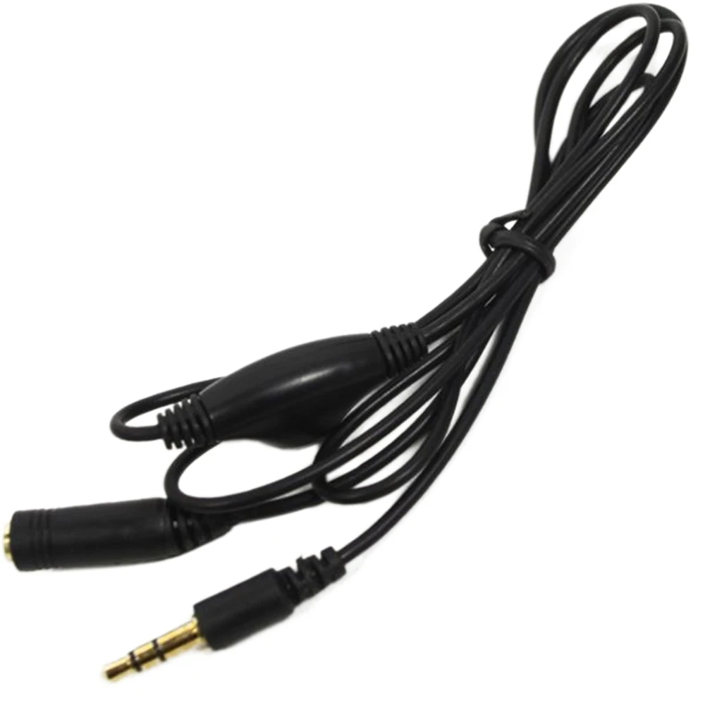 Extension Cable Headphones Volume Control Adapter Cable Female Male Stereo 3.5 Audio & Video