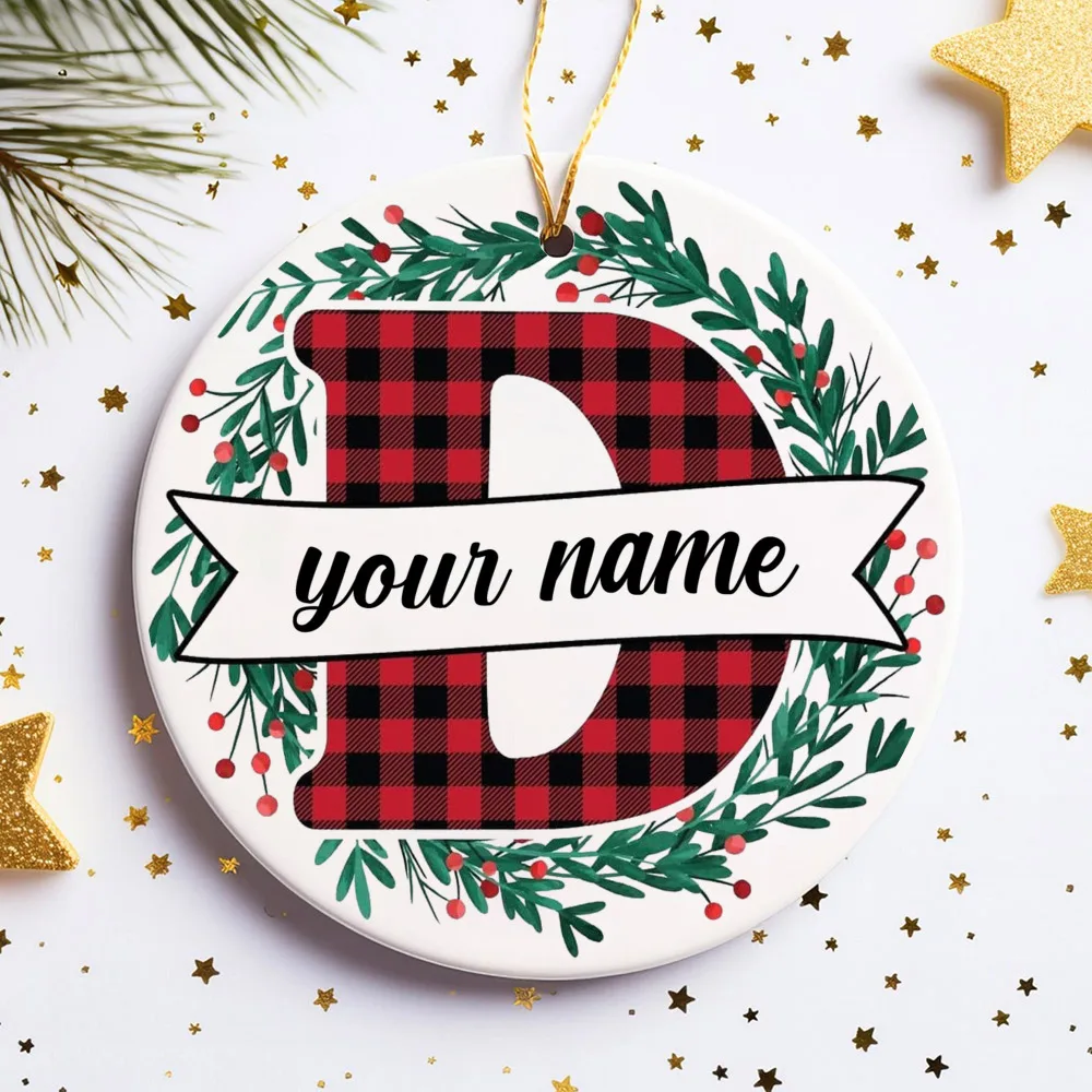 thumbnail image 5 of Adorno navideño personalizado con nombre personalizado, regalo de recuerdo para bebé, accesorios de fotografía para bebé, adorno navideño, 5 of 5