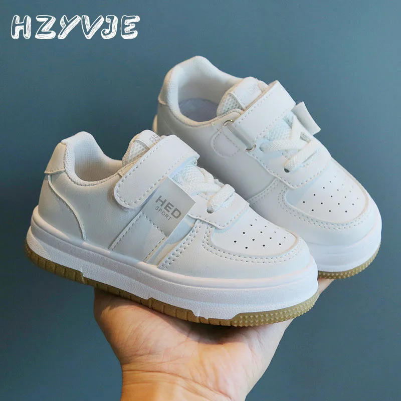 

Children's Casual Sneakers 2024 New Comfortable Single Shoes Baby Boys Girls Toddler Small White Shoes Tenis Sports Board Shoes