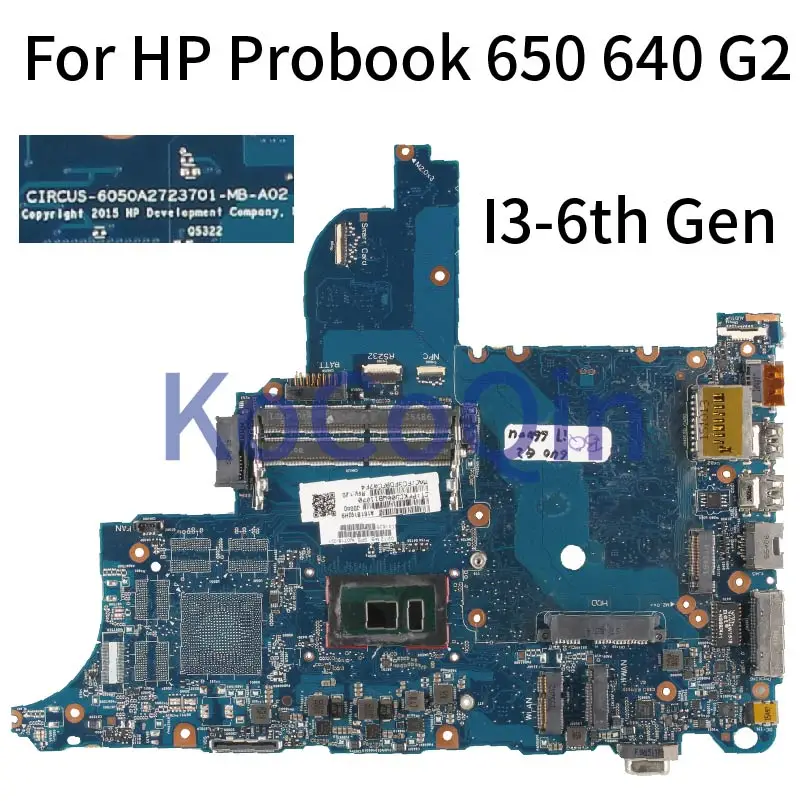6050A2723701 Laptop Motherboard For HP Probook 640 650 G2