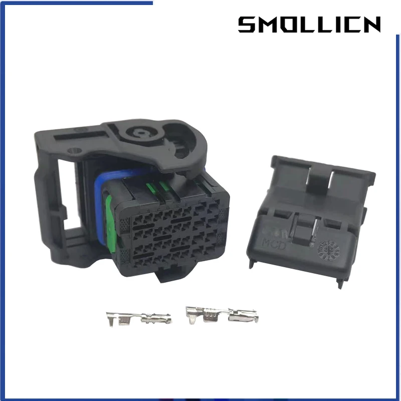 Carcaças Fêmeas Automotivos do Conector de Molex Receptáculo do Cmc Fio Preto Fio do Ecu 32 Maneira do Pin 643193211 643191201 64319-1211