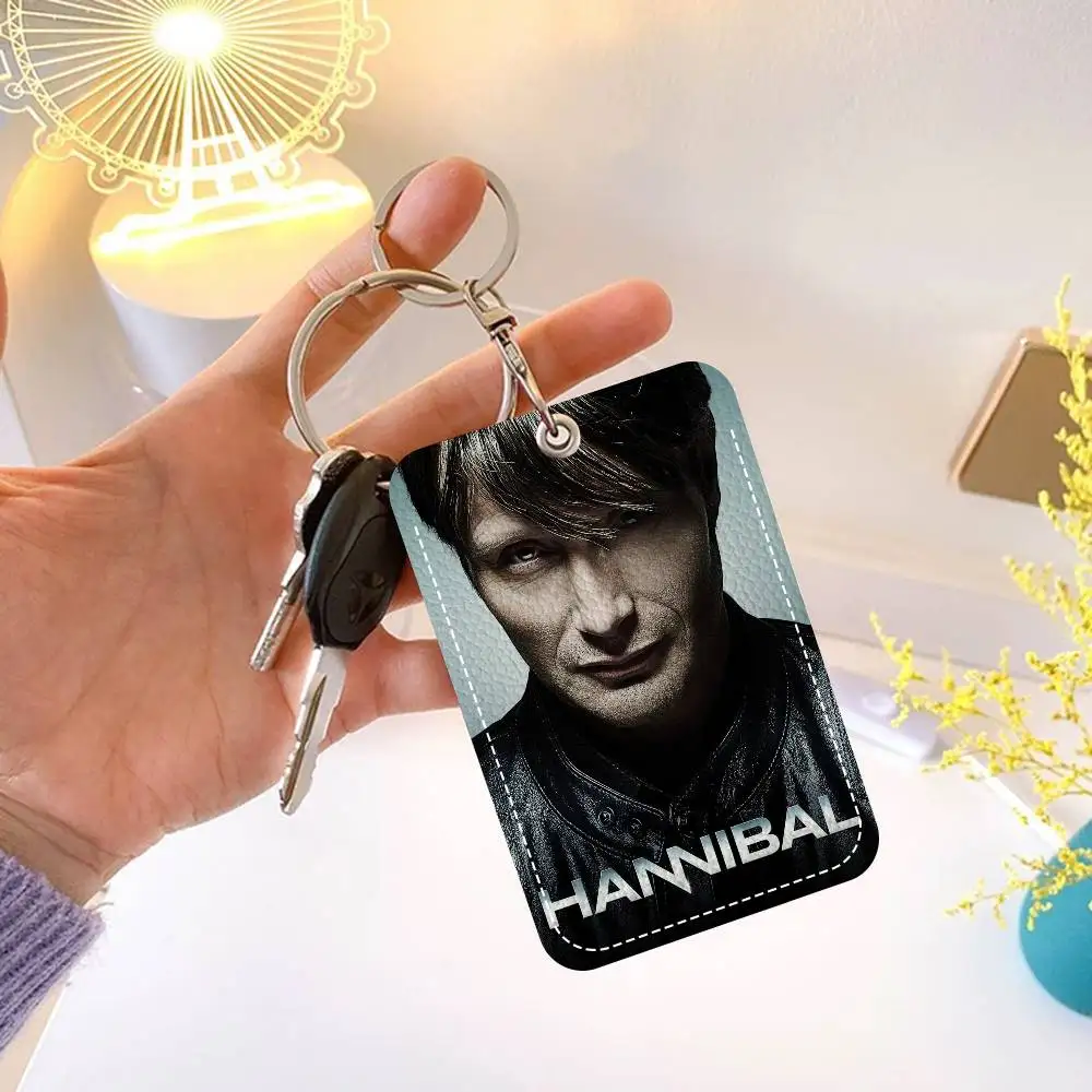 한니발 영화 사무용품 남녀 신용카드 열쇠고리 학생증 ID 카드 홀더 자격증 홀더 카드