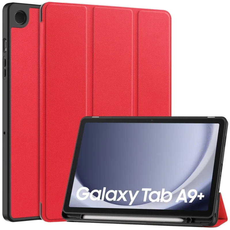 Magnetic Folding PU Stand Case with Soft TPU Back Cover