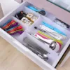 Kitchen Drawer Organizer Expandable Silverware Organizer/Utensil Holder And Cutlery Tray Spoon Cutlery Storage Zippe Bags 3