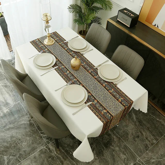 Nordic Simplicity Printing Rectangular Waterproof Tablecloths For Table Party Decoration Dining Tables Cover Manteles 2