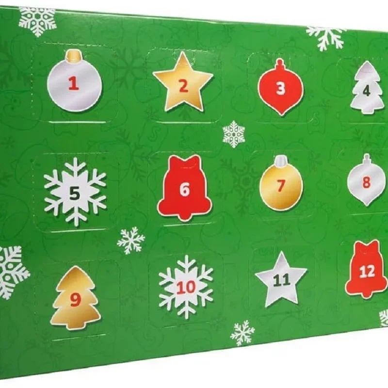 Plastic Ornament Advent Calendar Kit 24 Days Christmas Advent Calendar Christmas Gift Kids Teens