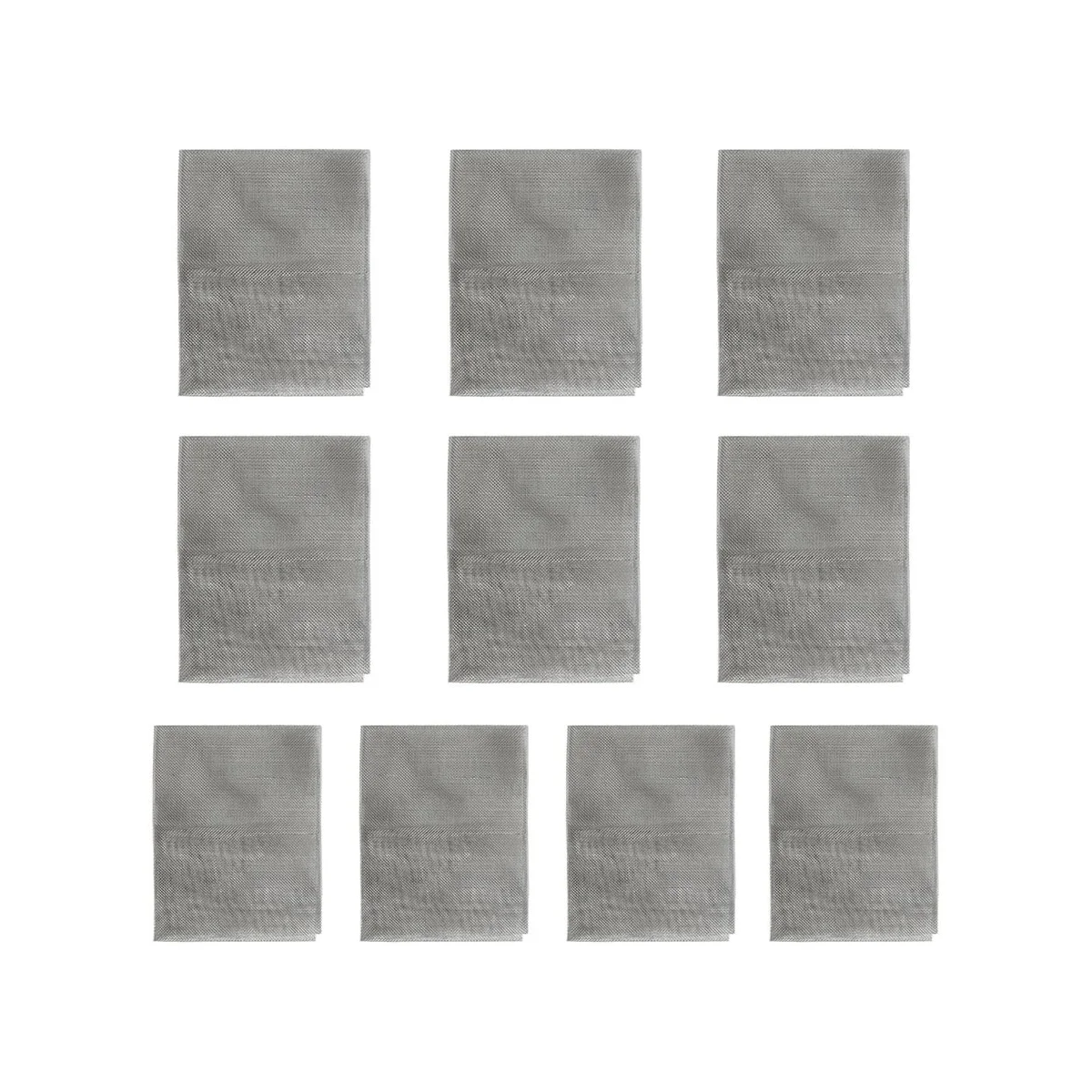 

10Pieces Plastic Welding Mesh Reinforcing Stainless Steel Wire Mesh Screen for Thermoplastic Repairs,Plastic Welding Kit