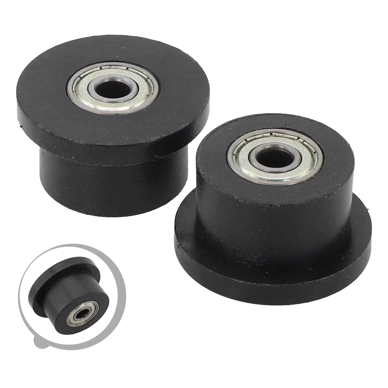Pulley Replacement Rowing Device Pulley Home Workout 2PCS Set Outer Diameter 46mm For Rowing Machine Abdominal Machine Parts