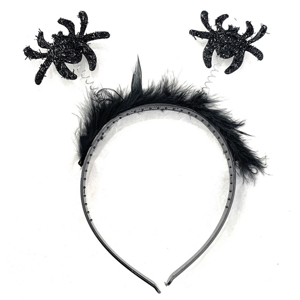 Halloween Haarband Spinnennetz Fledermaus Party Stirnband Hut Festival Foto Requisiten Happy Party – Detail 7