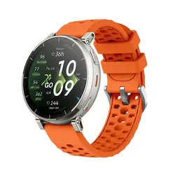 Silicone Sport Strap - Premium Original Bracelet Accessory - Active 3 Premium (Orange)