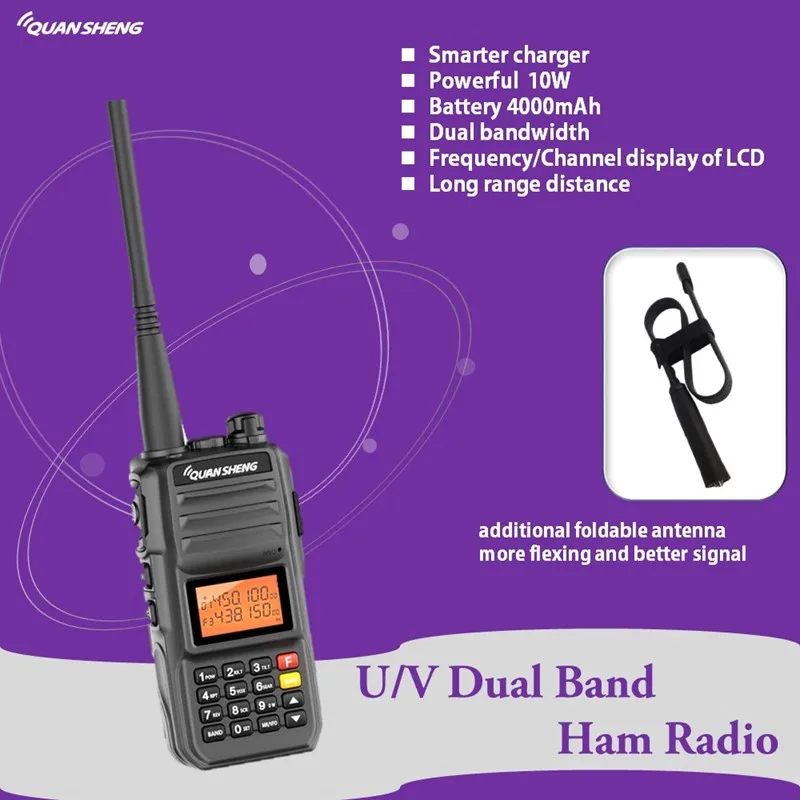 New Arrival 10W Long Range Portable woki toki Fm transceiver walkie-talkie  - AliExpress