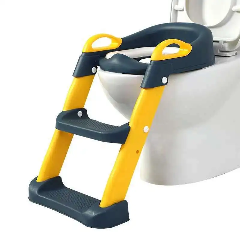 Children's Toilet Seat Toilet Seat Ladder Chair Baby Boy's Toilet Seat Frame Cover Gasket Staircase Style