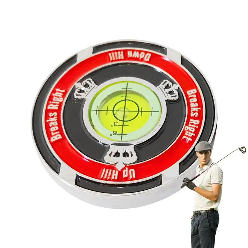 

Golf Green Reader High Precision Golf Alloy Level Marker With Scale Portable Golf Accessories For Golf Course Driving Range