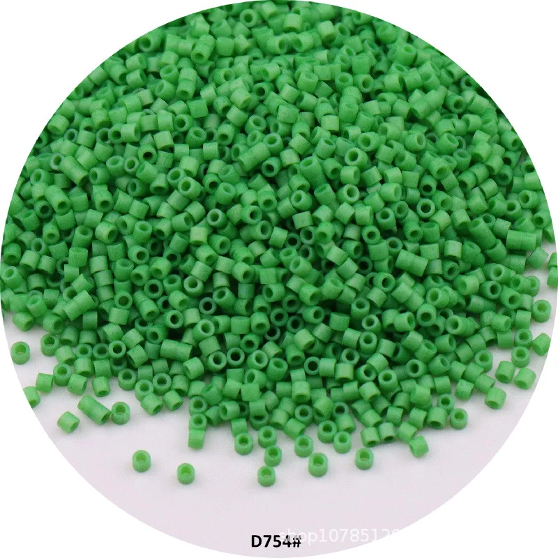 1000pcs 11/0 DB Glass Beads 1.3x1.6mm Frosted Metallic Matte Macaroon Opaque Color Japanese Seedbeads for DIY Jewelry Making