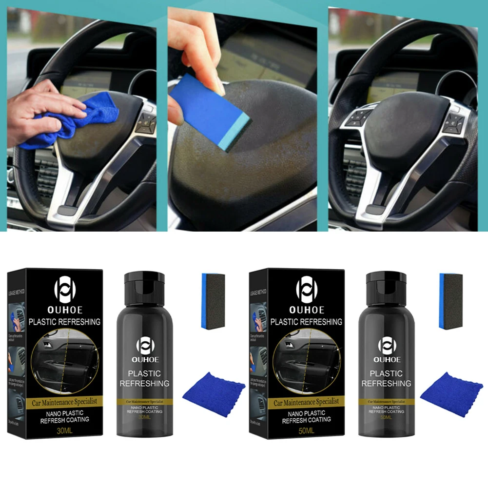 

Silica + Resin Plastic Parts Refurbish Agent Car Exterior Restorer For Plastic Parts Refurbish Repair Fluid