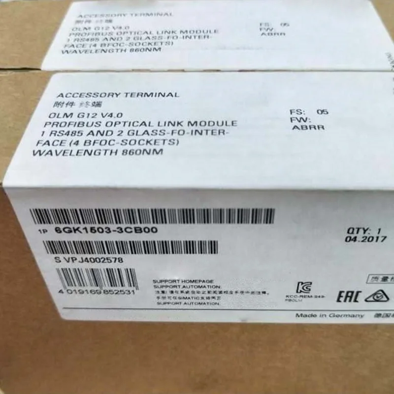 

New For Siemens 6GK1503-3CB00 PLC Module in Box 6GK1 503-3CB00