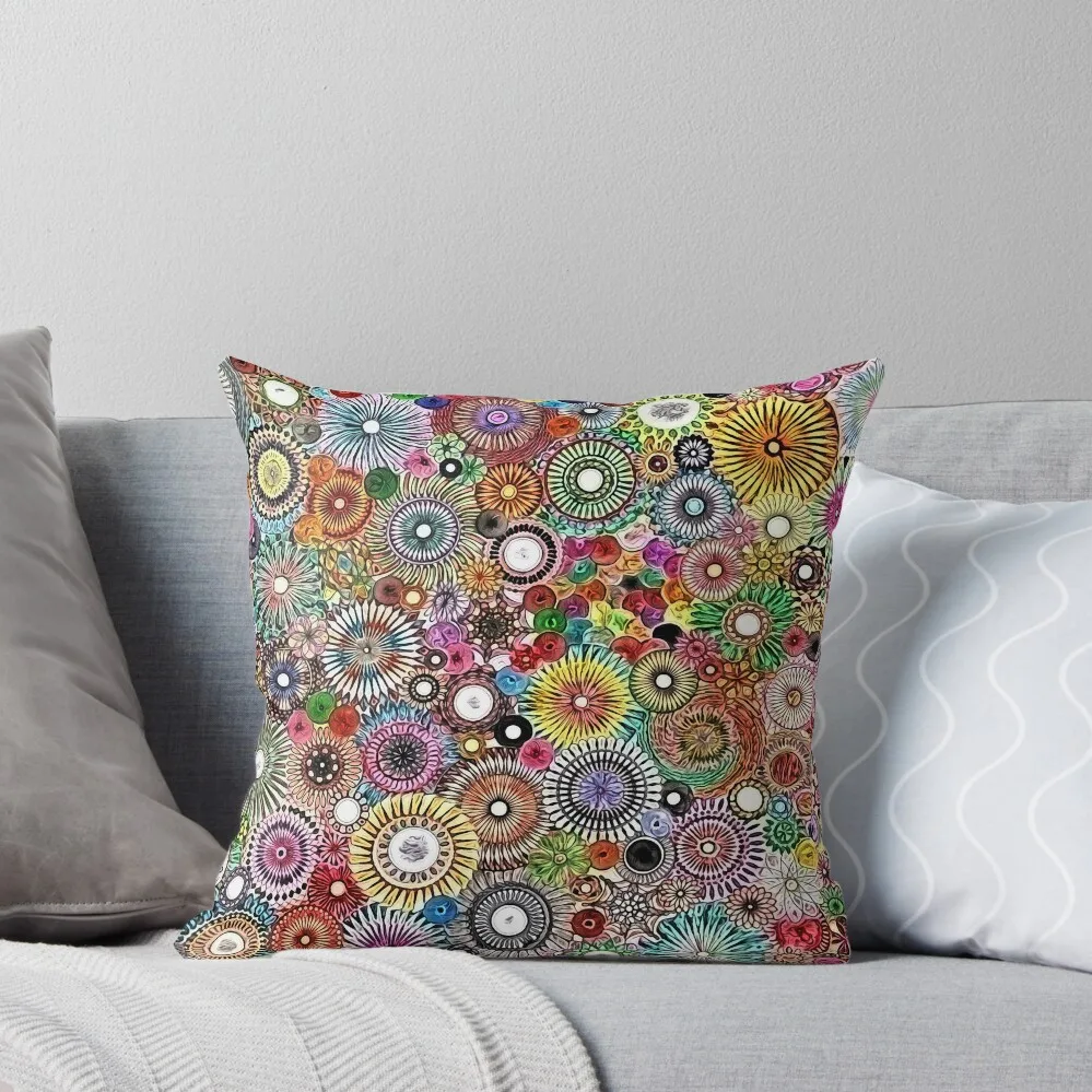 Infanzia Dreams-Dipinto Spirograph Art Throw Pillow Capodanno Cuscini Decorativi Per Divani Fodere Per Divani