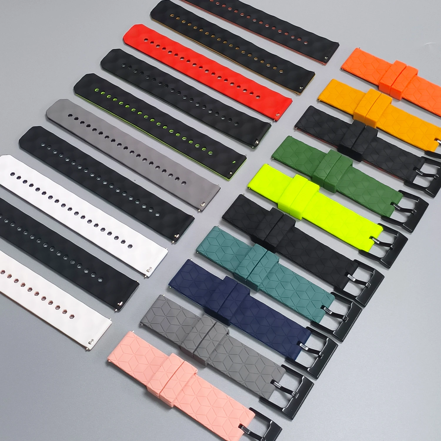 Silicone Strap 20 22mm Watch Band - Premium Bracelet Wristband