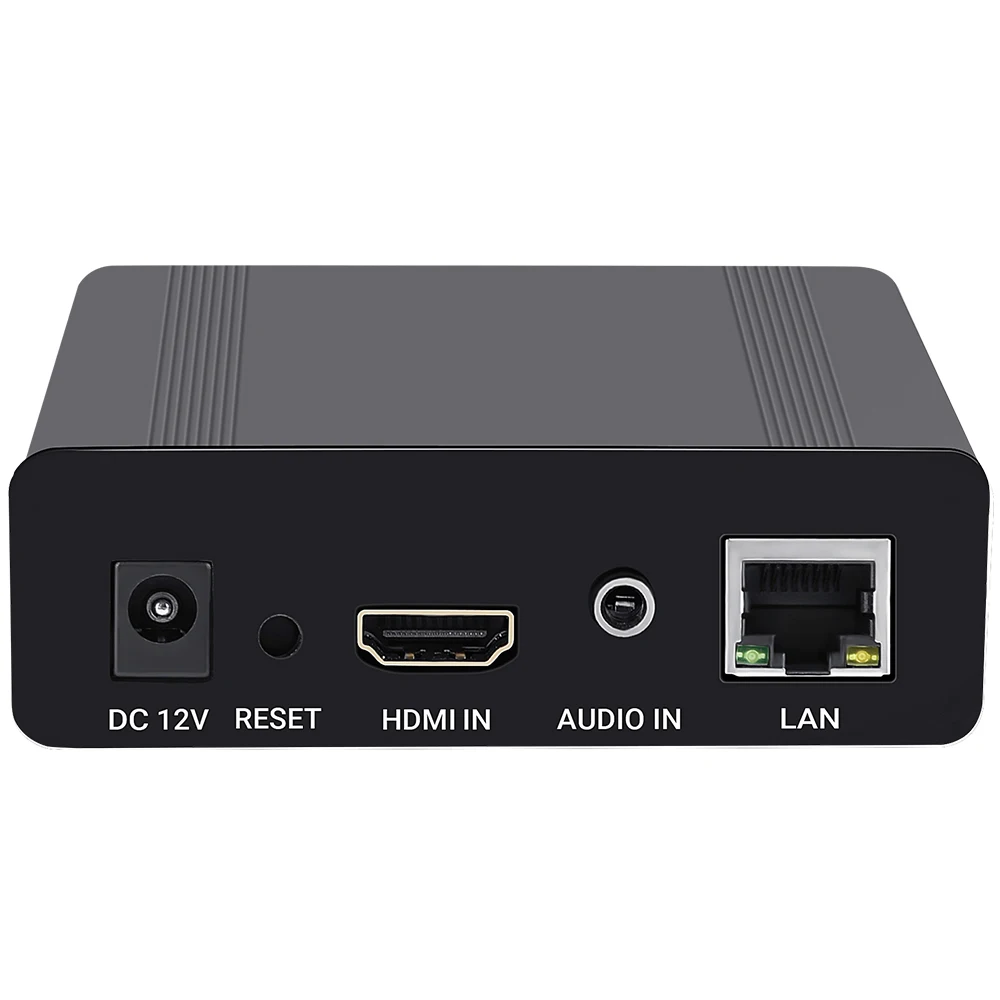 H.265 H.264 미니 HDMI 비디오 인코더, IPTV 라이브 스트림 지원, RTMP RTMPS RTSP UDP HTTP 및 페이스북 유튜브 와우자 지원