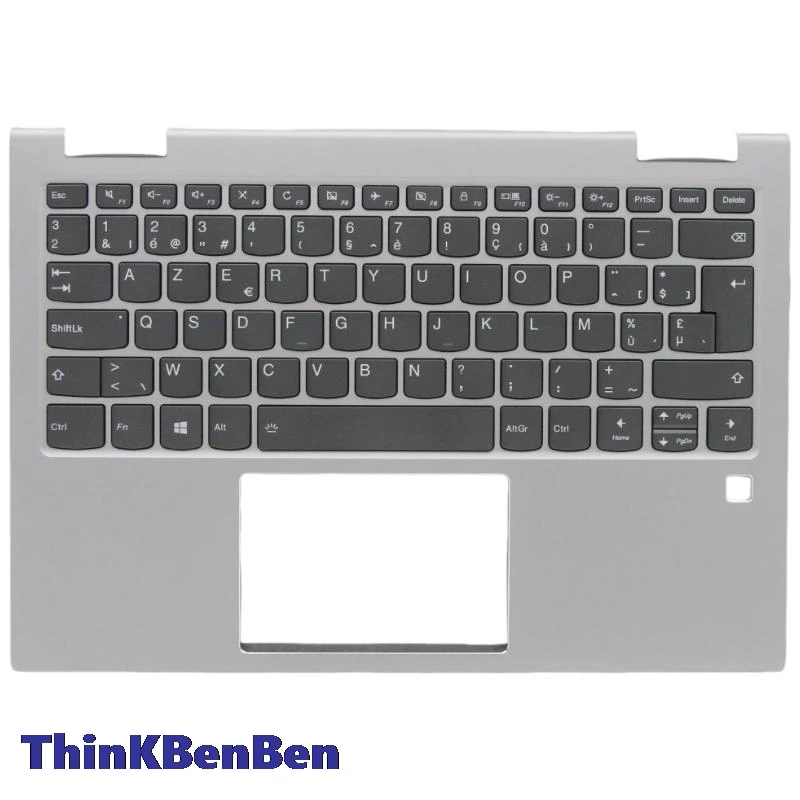 

BE Belgian Keyboard Platinum Upper Case Palmrest Shell Cover For Lenovo Ideapad Yoga 730 13 13IKB 13IWL Laptop 5CB0Q95930