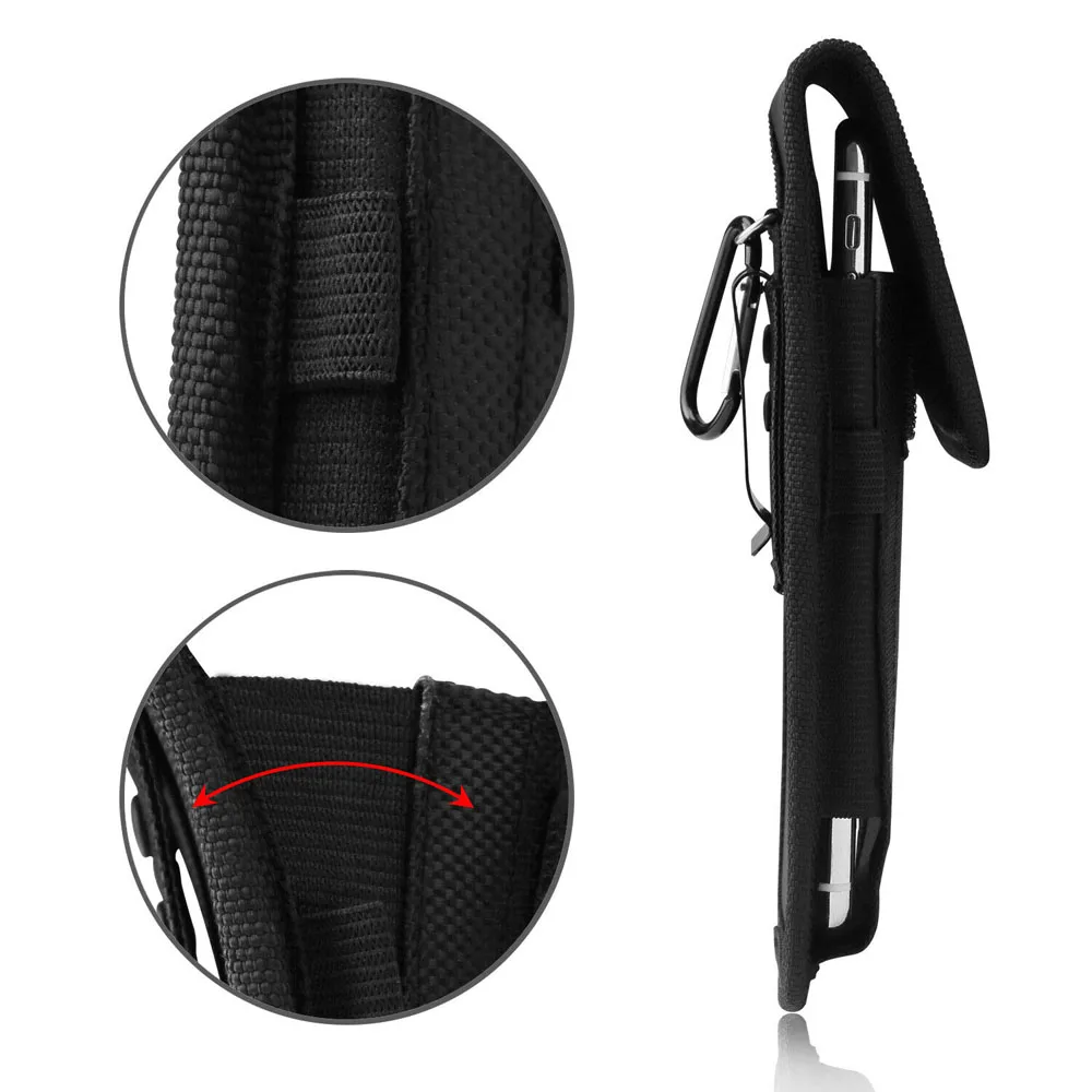 Vertical Belt Clip Cell Phone Holder and Wallet Pouch
