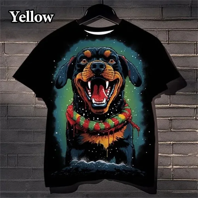 

Cool 3D Printed Funny Animal Dog Graphic T Shirts Short Sleeve Casual Oversized Men's Tshirt Tee Tops Designer Clothes Men
