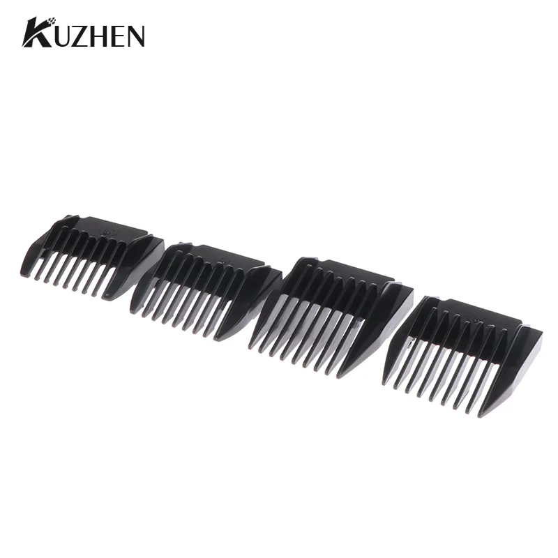 4Pcs 유니버설 컷 클리퍼 제한 빗 가이드 부착 크기 이발사 교체 (3mm,6mm,9mm,12mm)