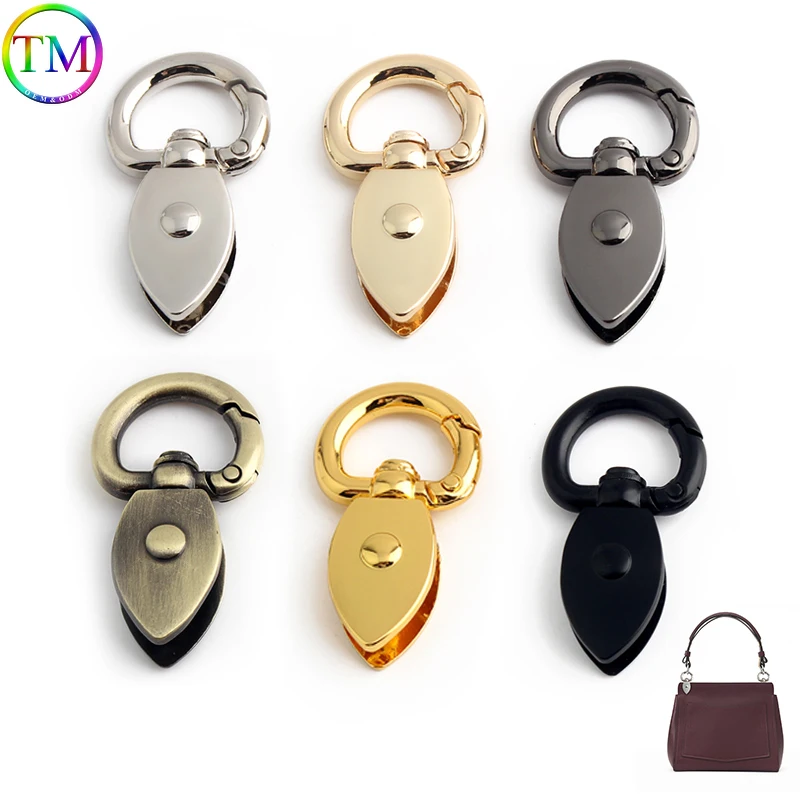 2-50Pcs Gold/Silver/Gun Black Metal Clasp Clip For Women Handbag Strap Buckle Connect Keyring Pendant Bags Hardware Accessories