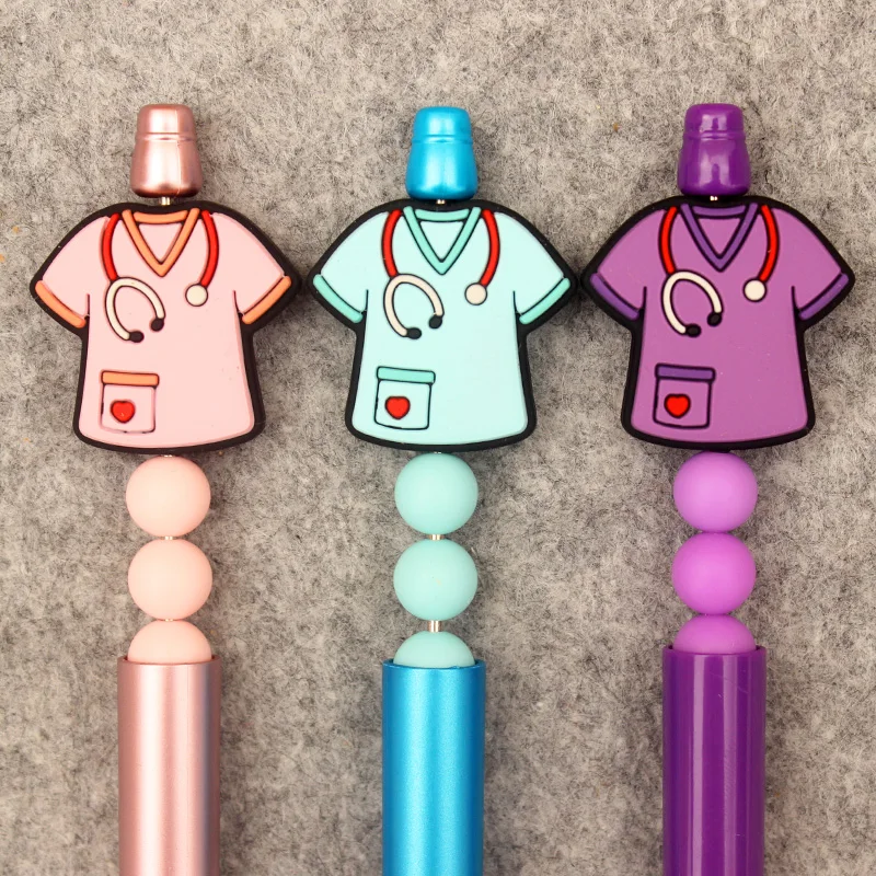 Creative Cartoon Half Nurse Half Coffee Style DIY Ballpoint Pen School Hospital Student Nurse Ball Pen multifunction ballpoint pen,multifunctional pen,ballpoint pen,ball point pen