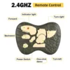 2.4G Wireless Remote Control Dinosaur with Electric Lights and Sound Effects,5-channel Brontosaurus Toys,Best Gifts 5