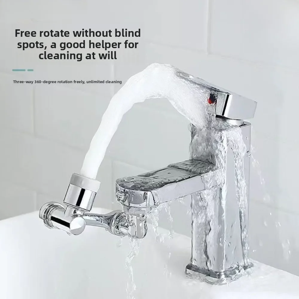 Universal Swivel Faucet Extender Attachment With Air Mixer Bubble Nozzle 22 24mm Adapter For Wash Basin Kitchen Sink 3
