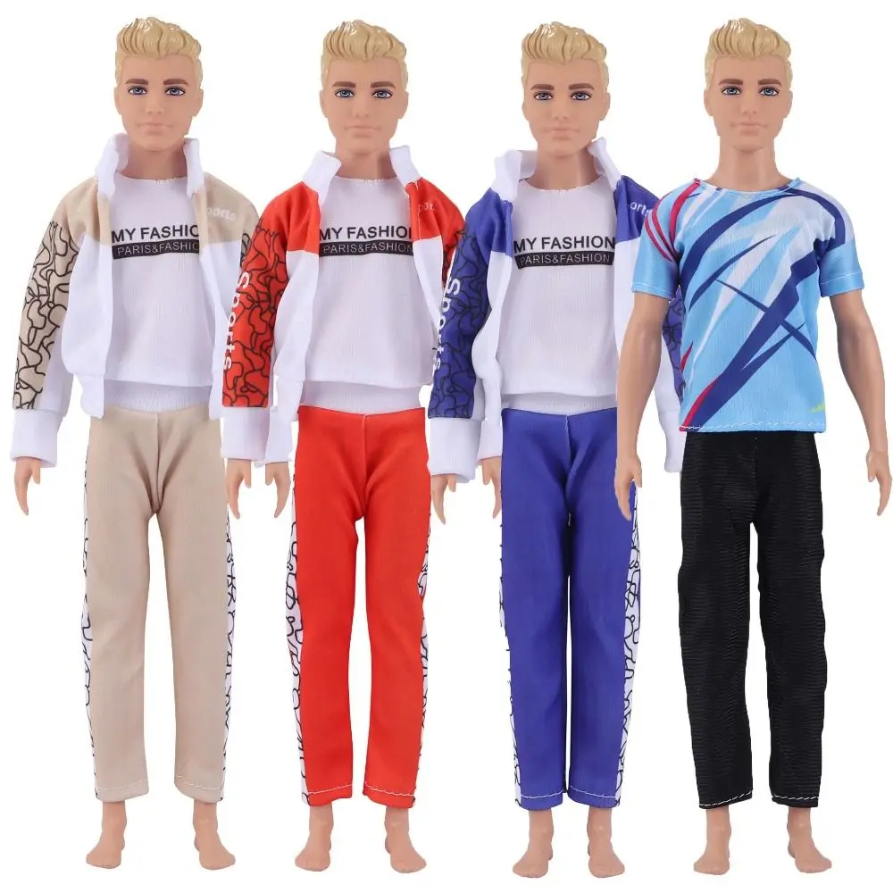 Male Doll Hoodies Casual Wear Set Long Pants Sport Clothing