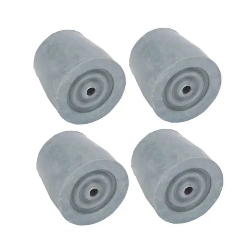 10pcs Rubber Crutch Tip Gray Non Slip Traction Base Walking Cane Walker Tip Replacement for Canes Accessory Inner Dia 28mm Walking Stick Ferrules