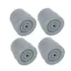 10pcs Rubber Crutch Tip Gray Non Slip Traction Base Walking Cane Walker Tip Replacement for Canes Accessory Inner Dia 28mm 5