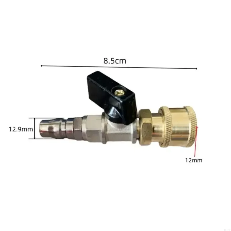 X7XD Sturdy Staonless Steel Brass 1/4 Inch Compress Air Valves With Quick Coupling Accessory for Air Supply Controlled