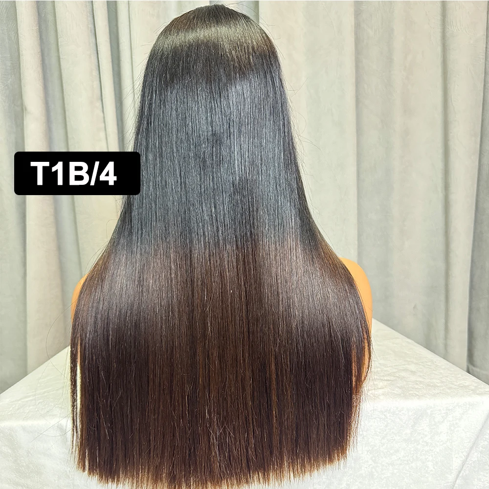 2x6 5x5 Lace Closure 330% Density Double Drawn Vietnamese Human Hair Straight Human Hair Wig Transparent Lace Front Wig