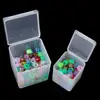 1Pcs Small Clear Plastic Beads Storage Box Small Items Crafts Hardware Storage Container Case 2